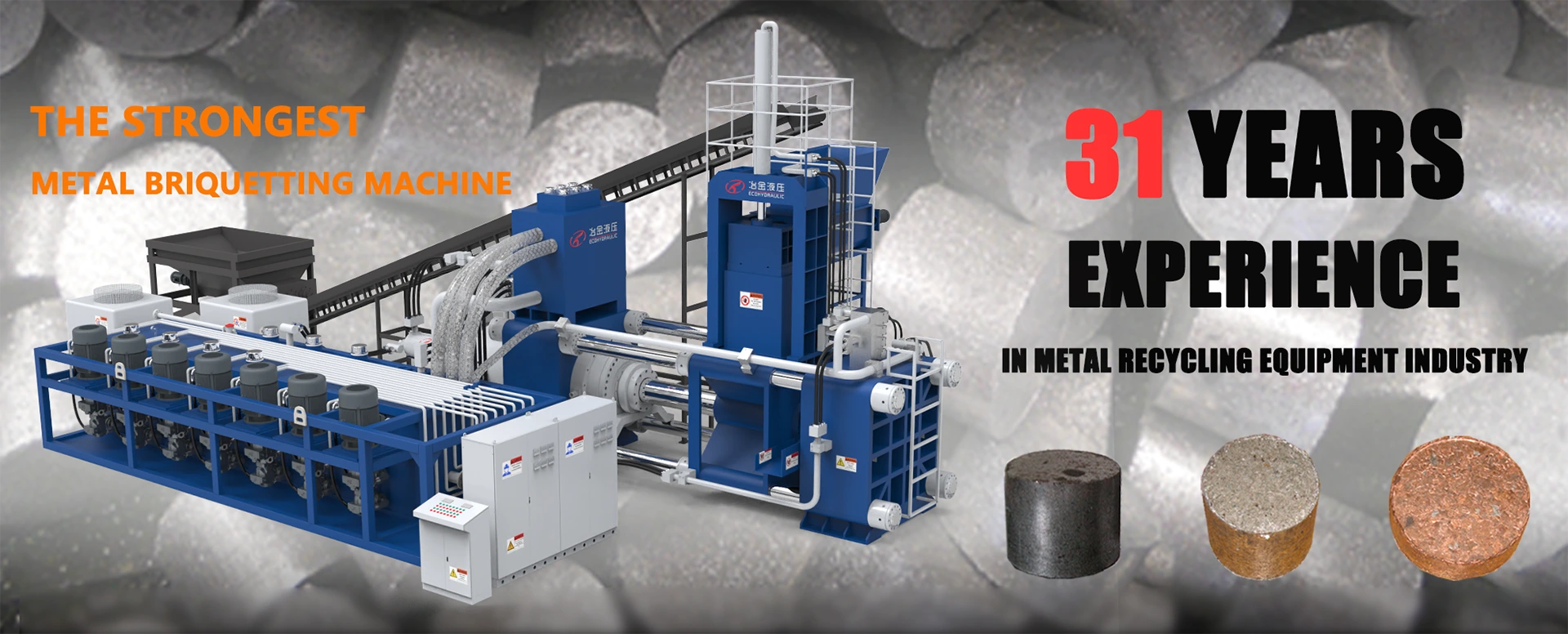 Nhà máy sản xuất máy đóng bánh kim loại thủy lực Trung Quốc